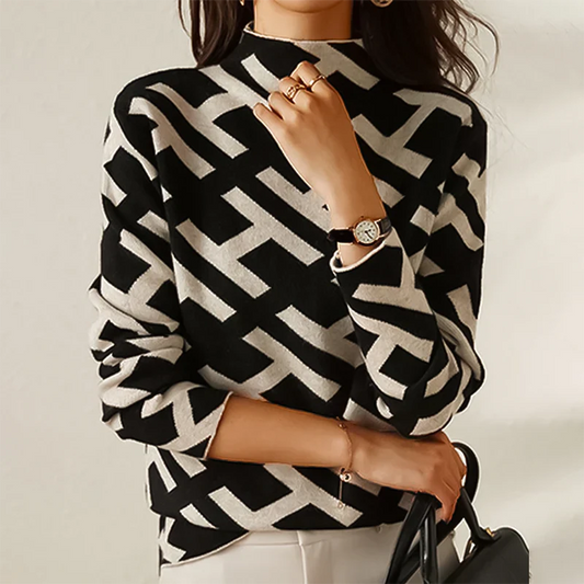 Pull en Tricot Élégant avec Détails Stylés – Parfait pour Toutes les Occasions