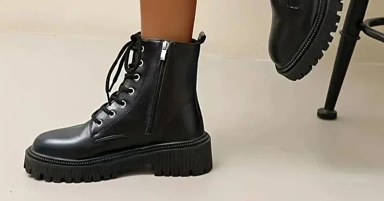 Lucie - Bottines Zippées À La Mode