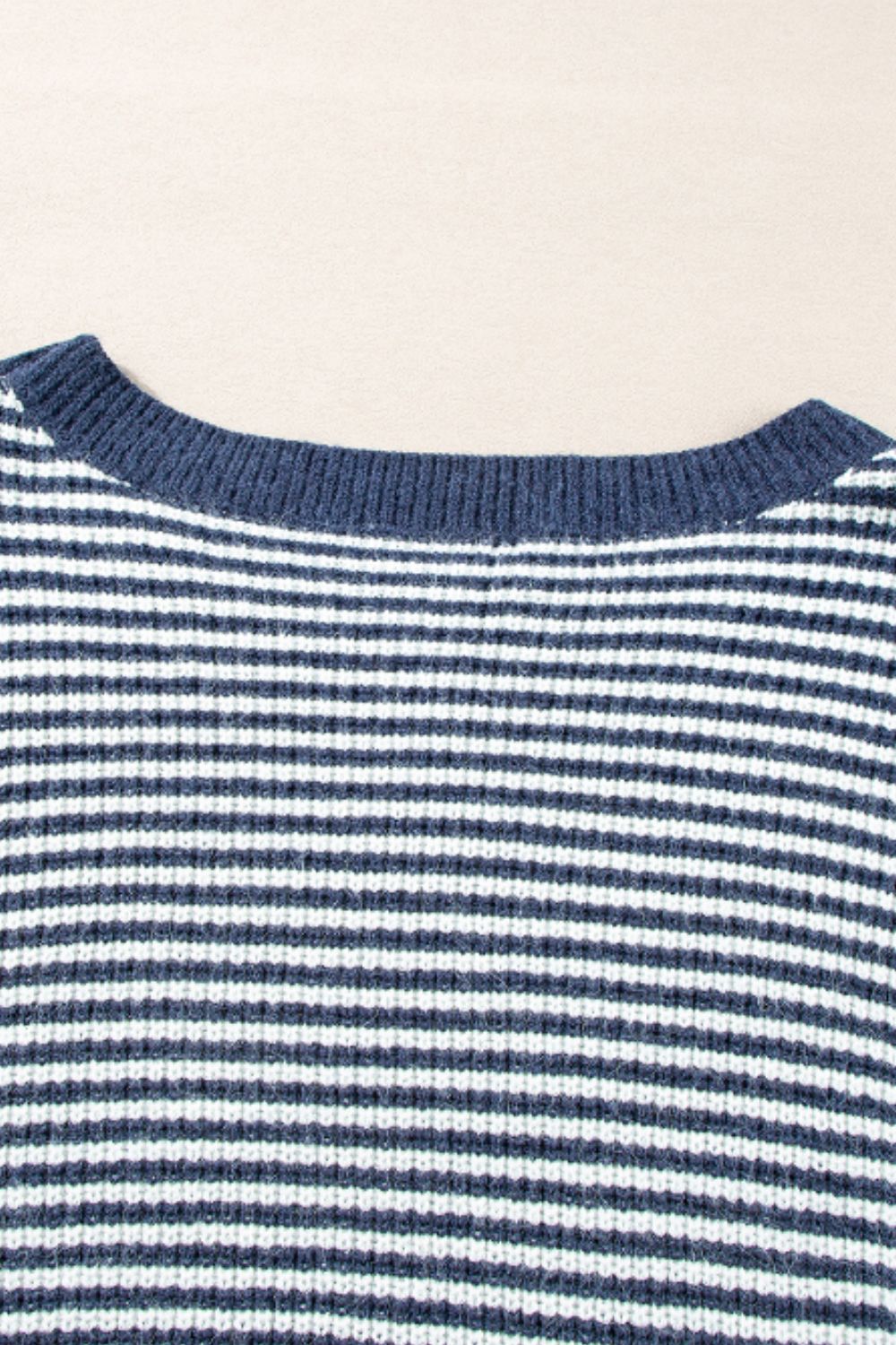 Lana - Pull à rayures avec col bateau et manches longues pour femme