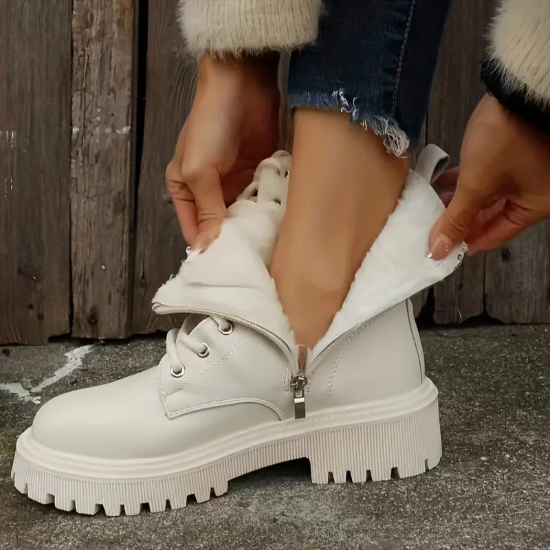 Lucie - Bottines Zippées À La Mode
