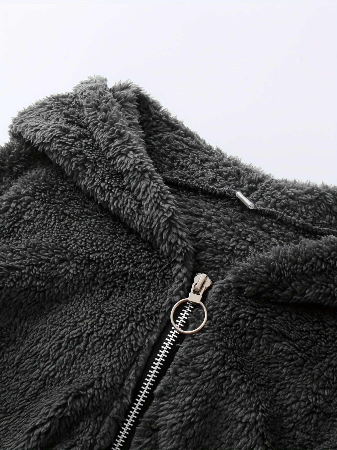 Clara - Veste rose casual de transition avec poches pour femme