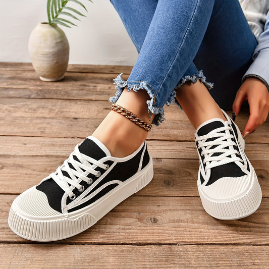 Camille - Chaussures À Lacets En Toile