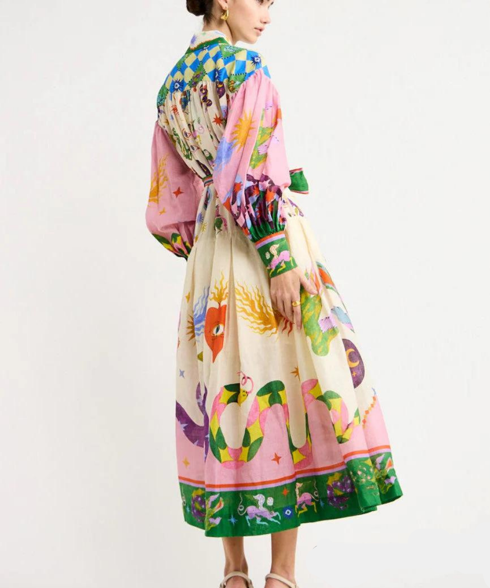 Merle - Robe Longue Italienne