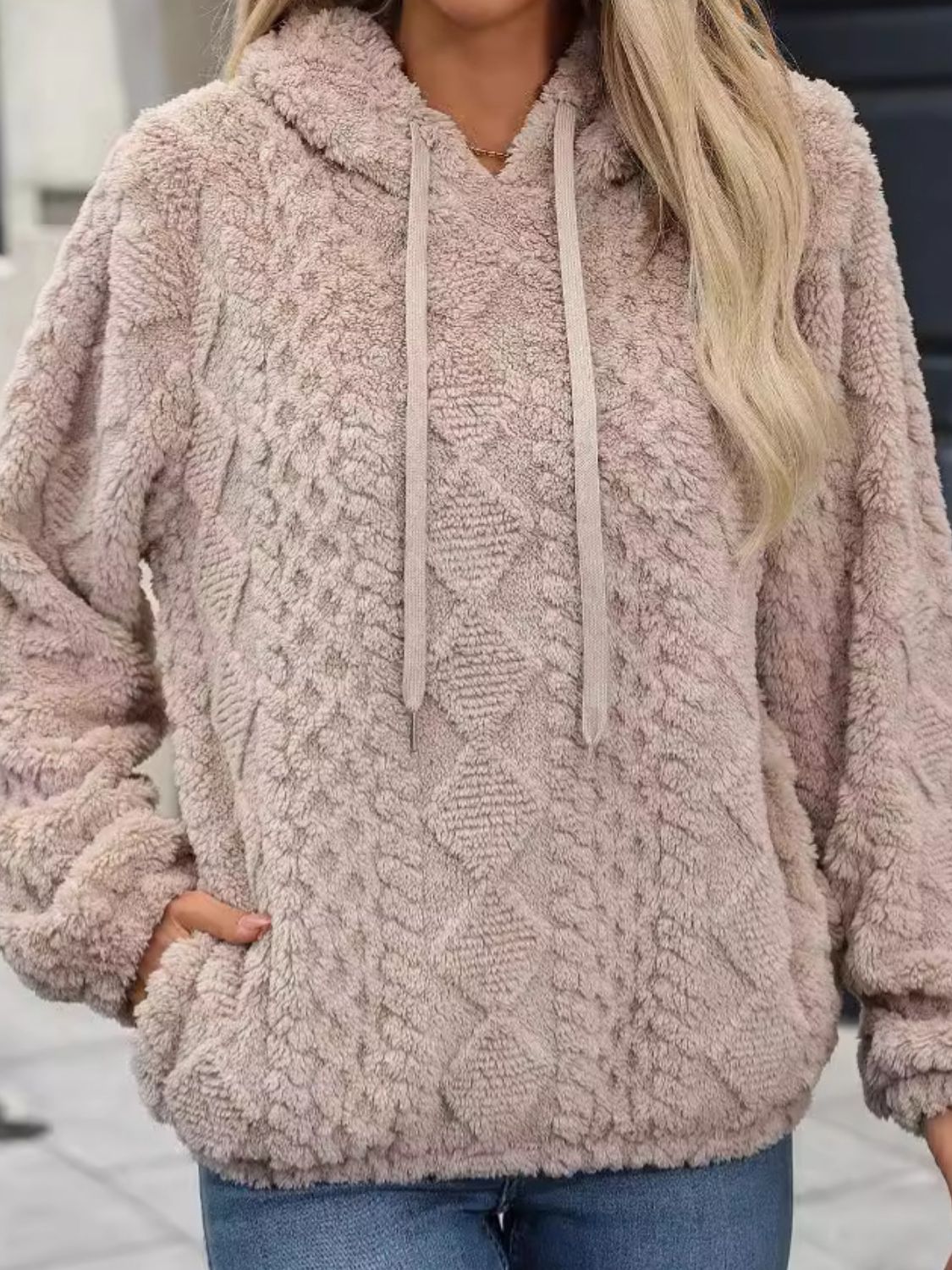 Mila - Sweat à Capuche en Tissu Doux avec Manches Longues et Cordon pour Femme