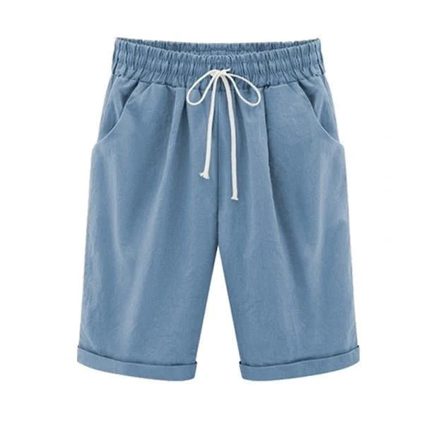 Elisa - Short d'été décontracté et confortable à taille élastique