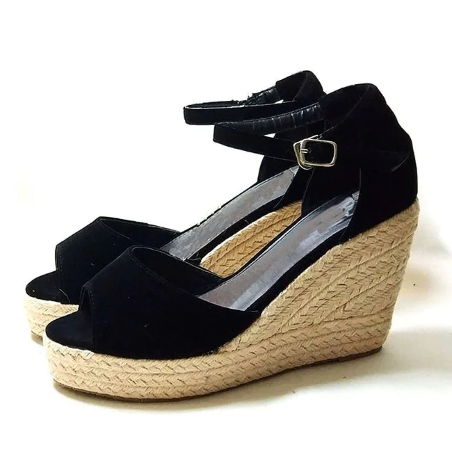Sandales compensées d'été avec bride à boucle - Timberly
