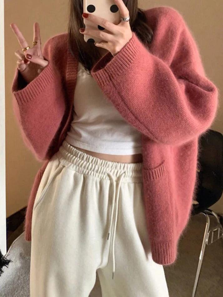 Gilet Ample à Col V – Élégant et Confortable pour Toutes les Occasions