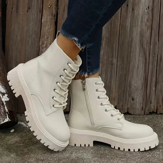 Lucie - Bottines Zippées À La Mode