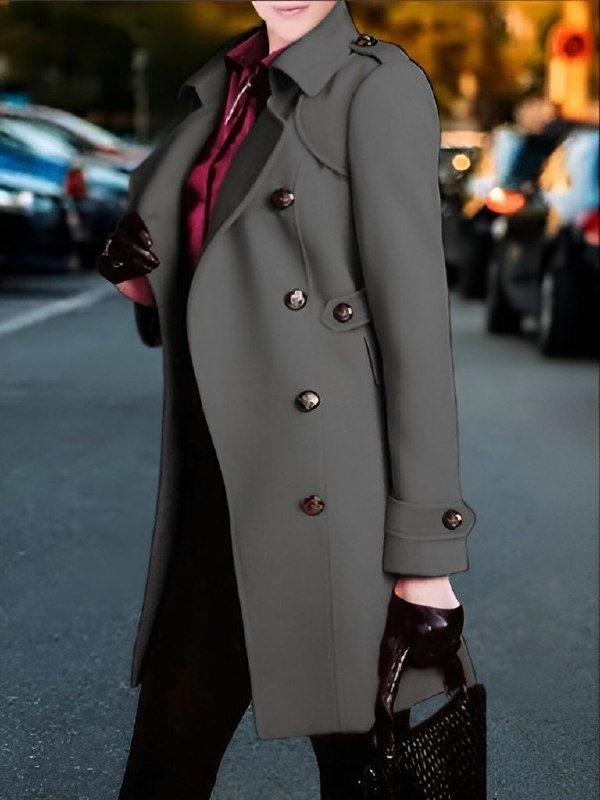 Manteau mi-long élégant pour femme - Dairine