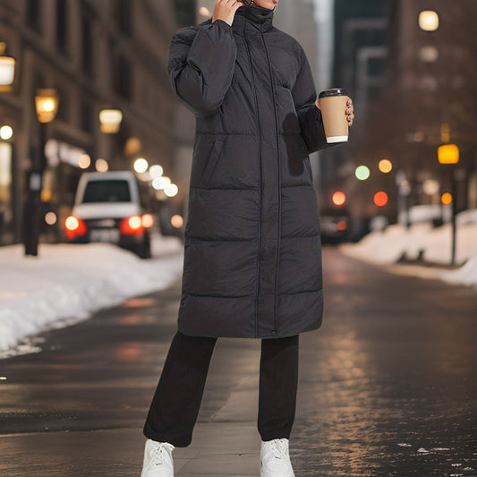 Manteau hiver avec col haut