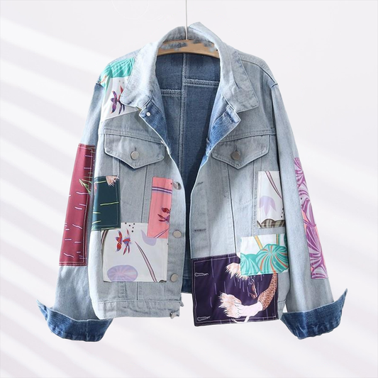 Tessy - Veste en denim pour femme avec style et couleur