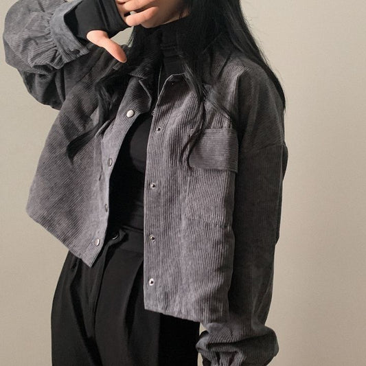 Veste courte en velours côtelé - Joannue