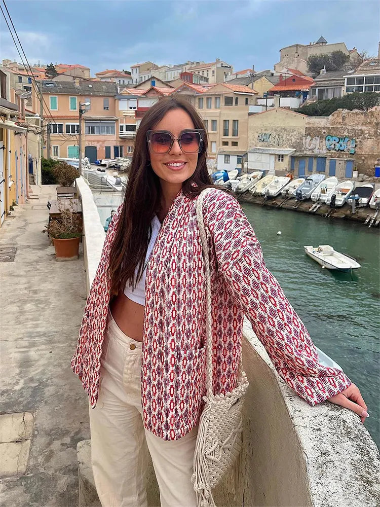 Veste imprimée pour femme - Bethesda