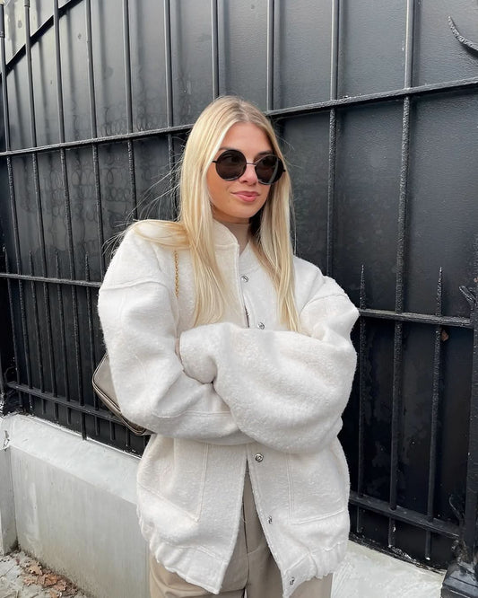 Veste aviateur chic de printemps pour femme