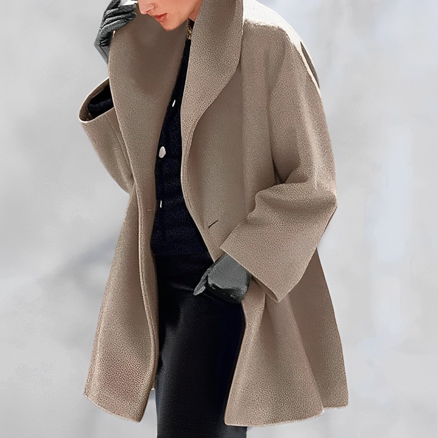 Manteau d'hiver à col - Hanalee