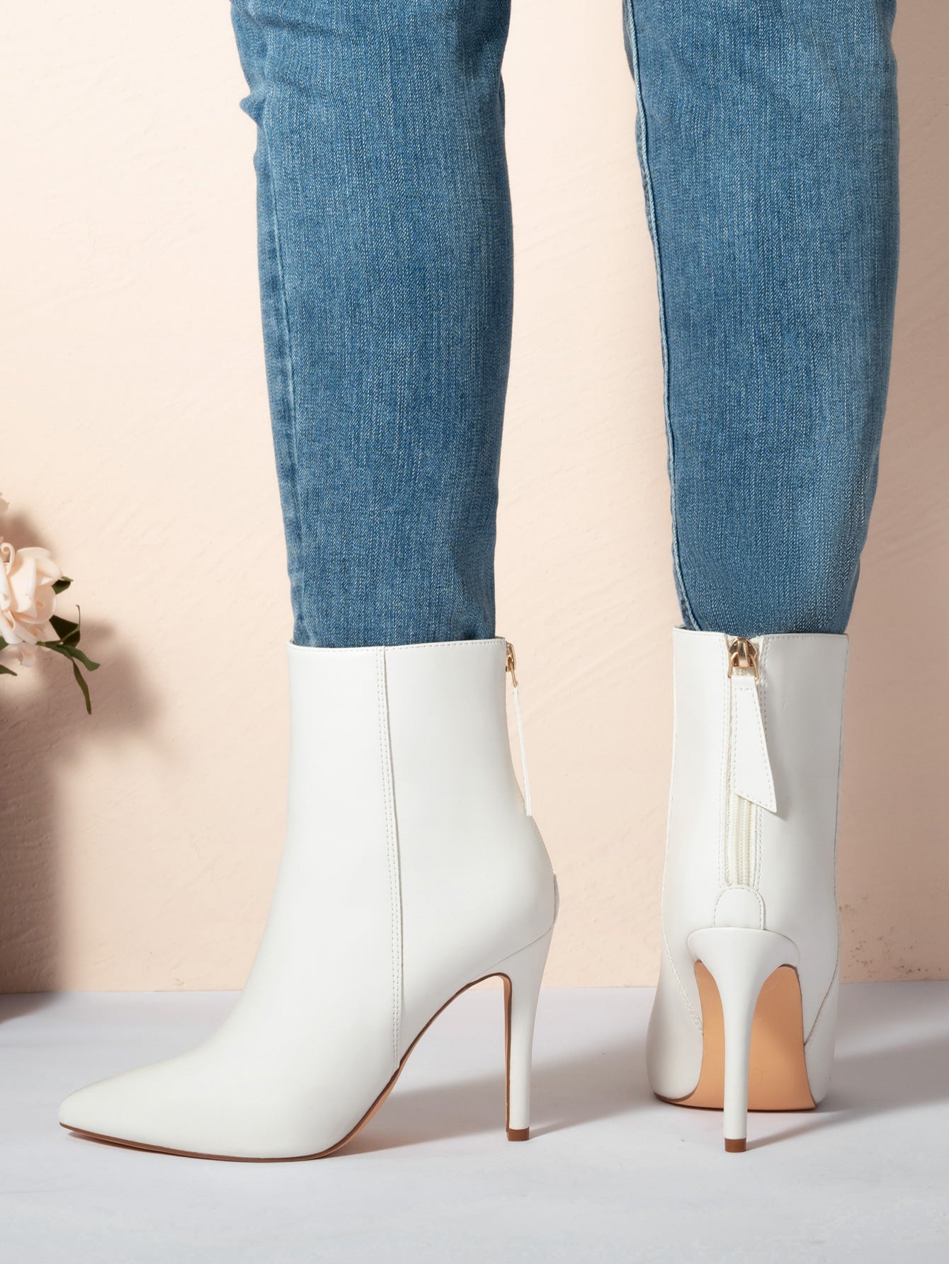 Bottes à talons pointus - Voula