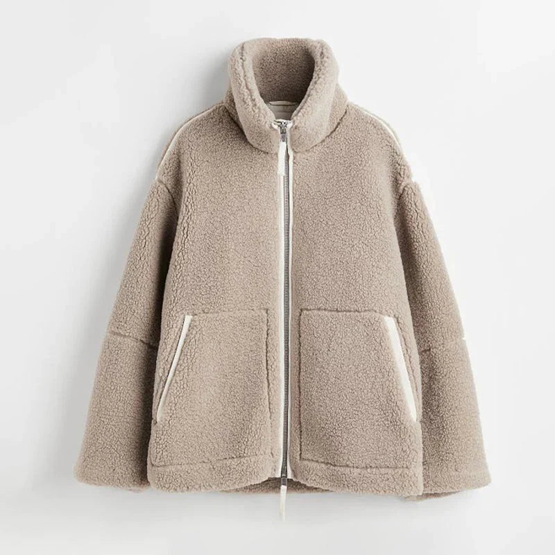 Sedona | Veste en peluche chaude à coupe ample pour femmes