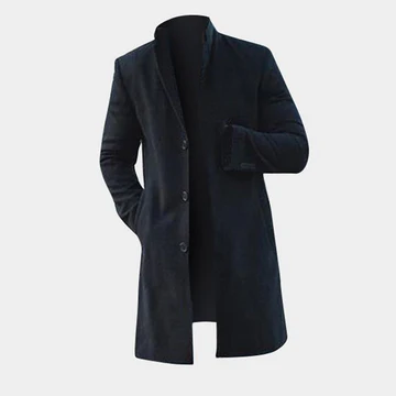 Cardigan élégant pour hommes avec revers et boutons, idéal pour créer un apparence élégant