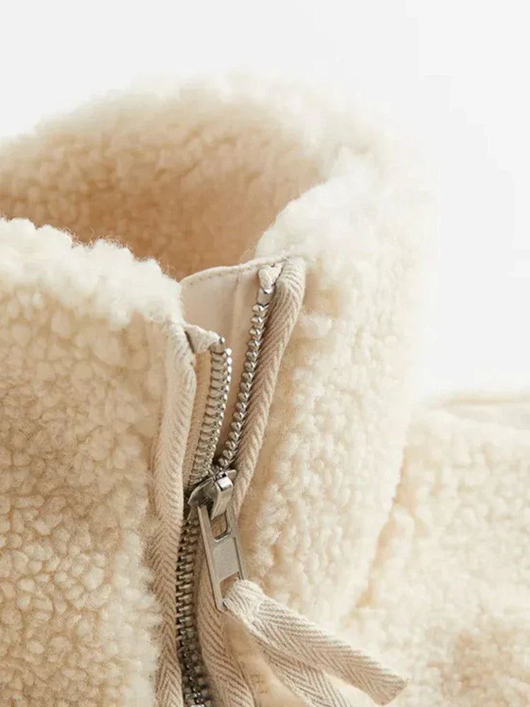 Sedona | Veste en peluche chaude à coupe ample pour femmes