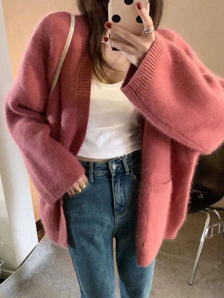 Gilet Ample à Col V – Élégant et Confortable pour Toutes les Occasions