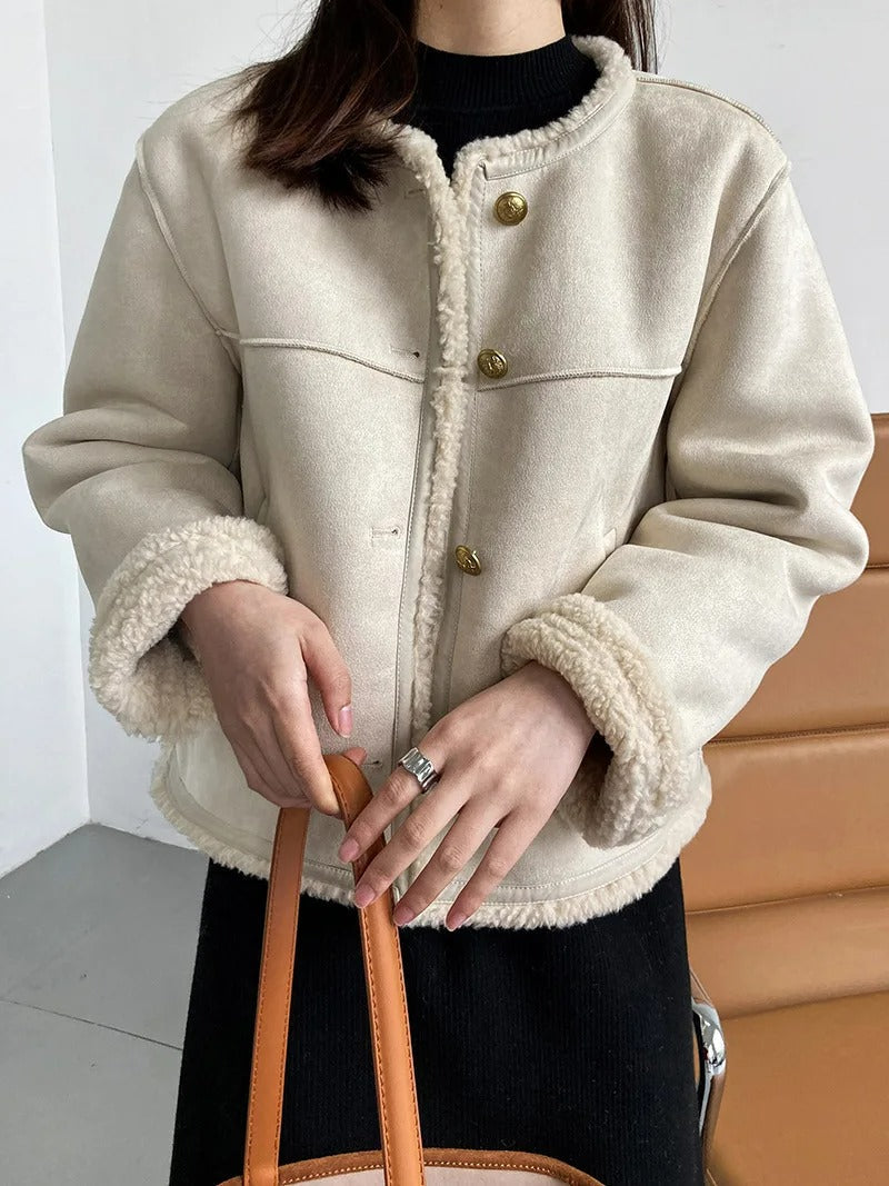 Grace Veste élégante en plush