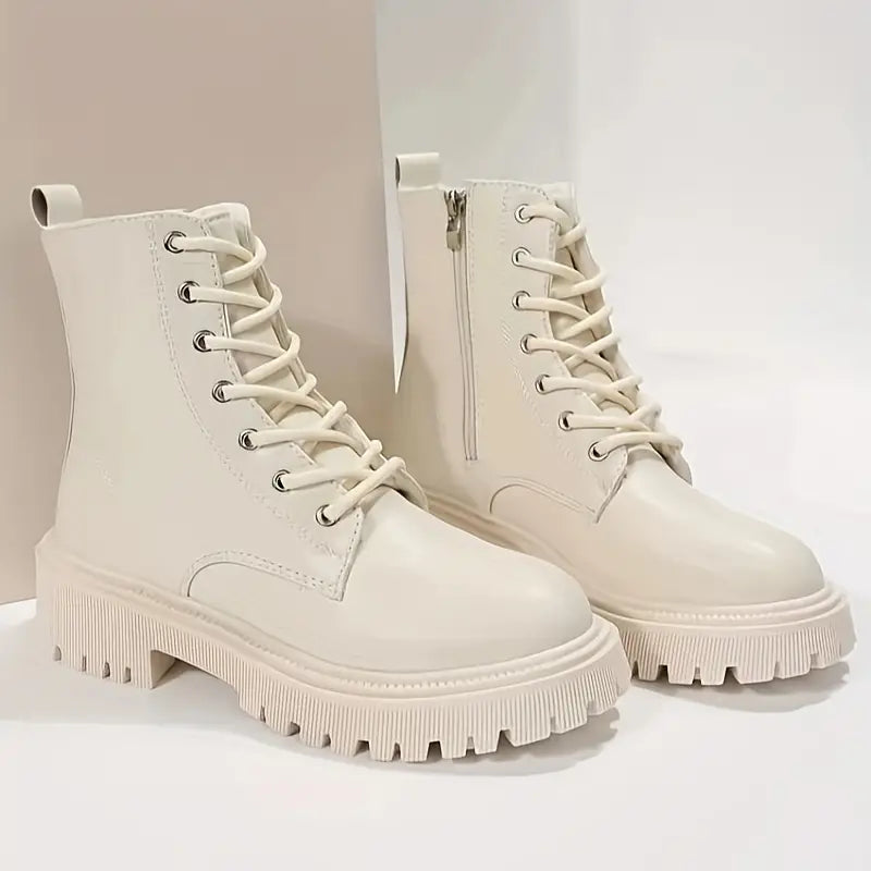 Lucie - Bottines Zippées À La Mode