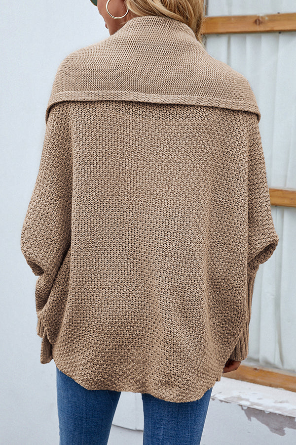 Clara - Cardigan élégant en maille avec manches dolman pour femme
