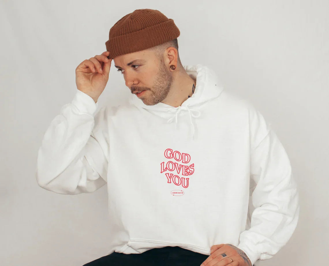 Sweat à capuche minimaliste Love - Vere