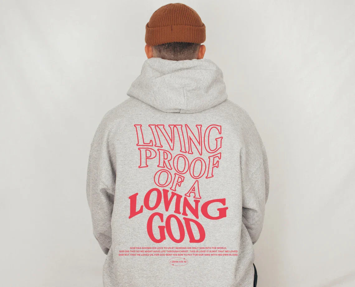 Sweat à capuche minimaliste Love - Vere