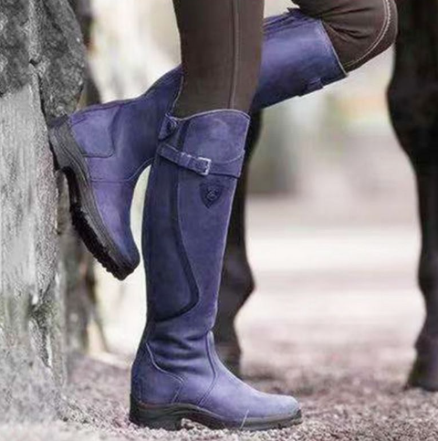 Megan - Bottes en cuir à coupe haute