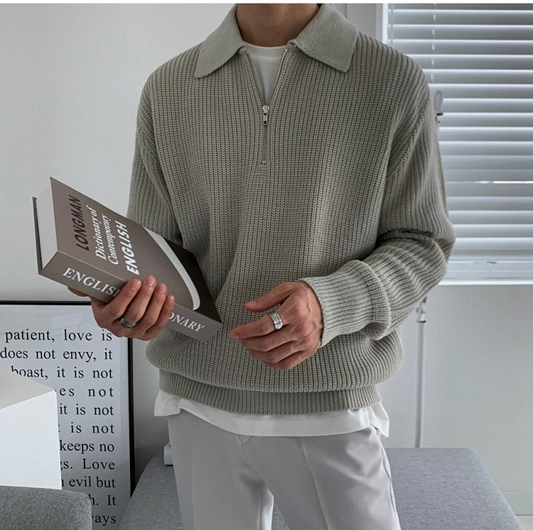 Pull Chaud Demi-Zip - Domenico