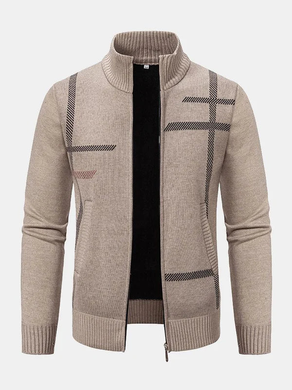 Veste homme moderne à manches longues et fermeture éclair originale pour un port confortable