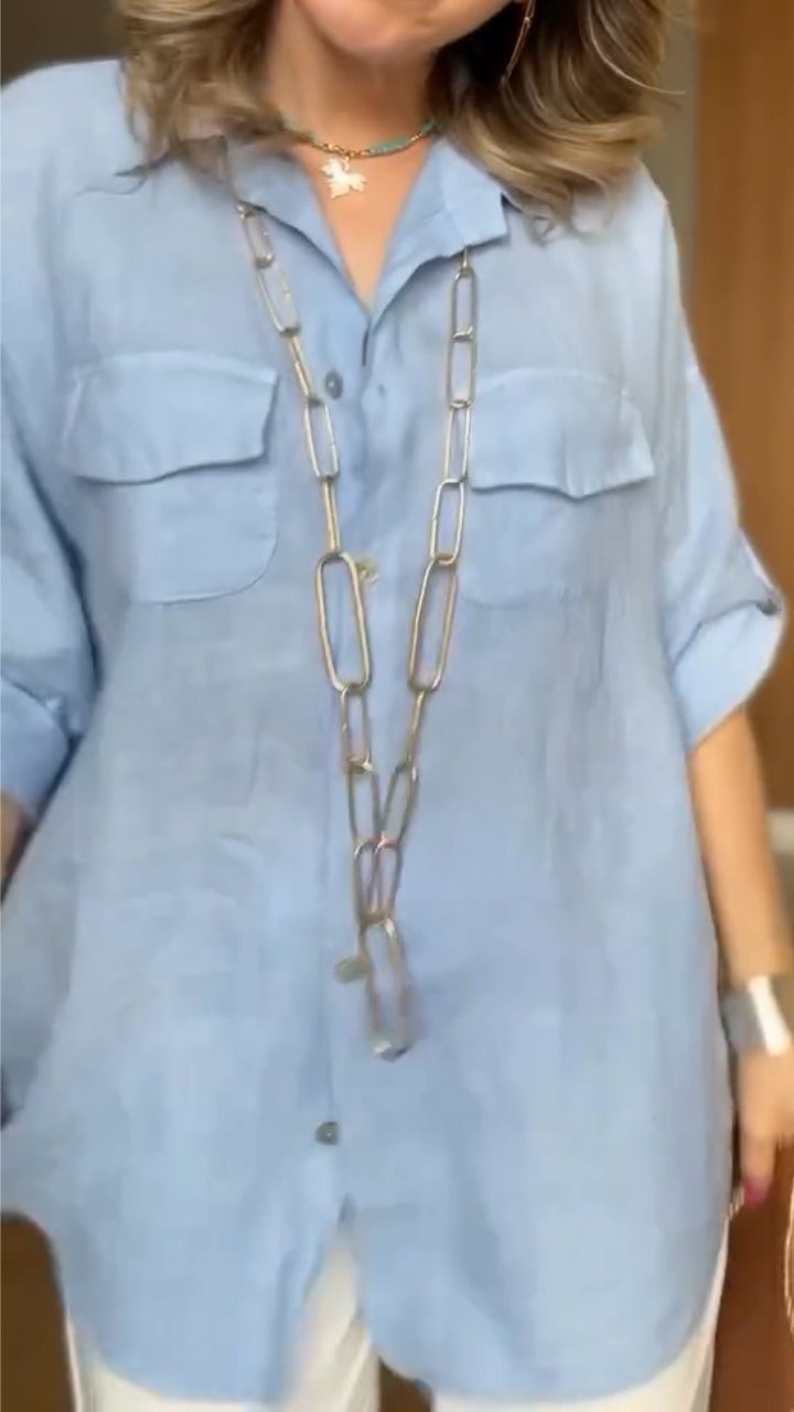 Chemise confortable à manches - Colette