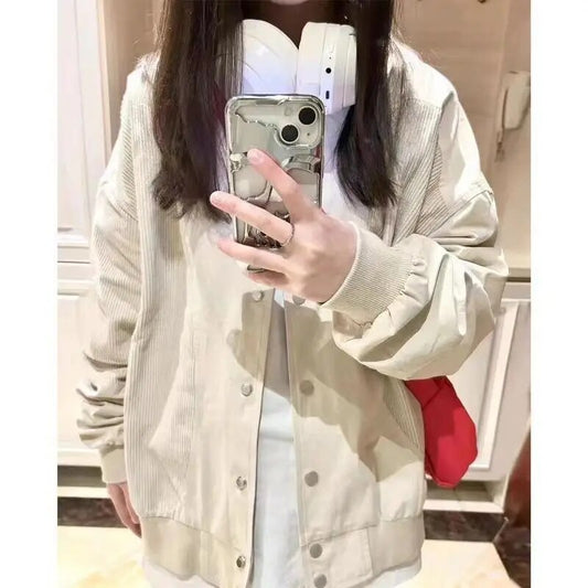 Veste boutonnée en velours côtelé - Elesteria