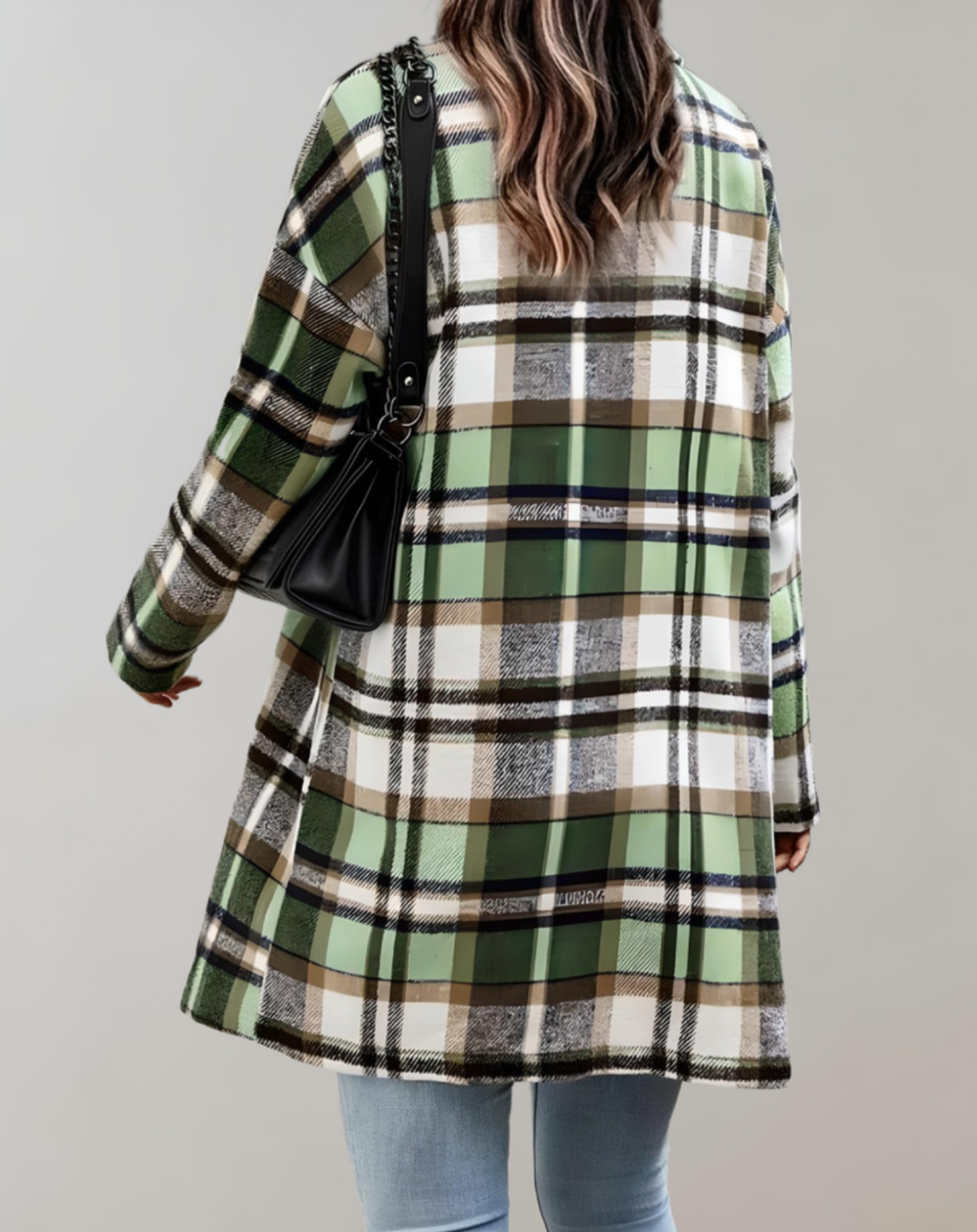 Beatrice - Veste Oversize Et À Carreaux