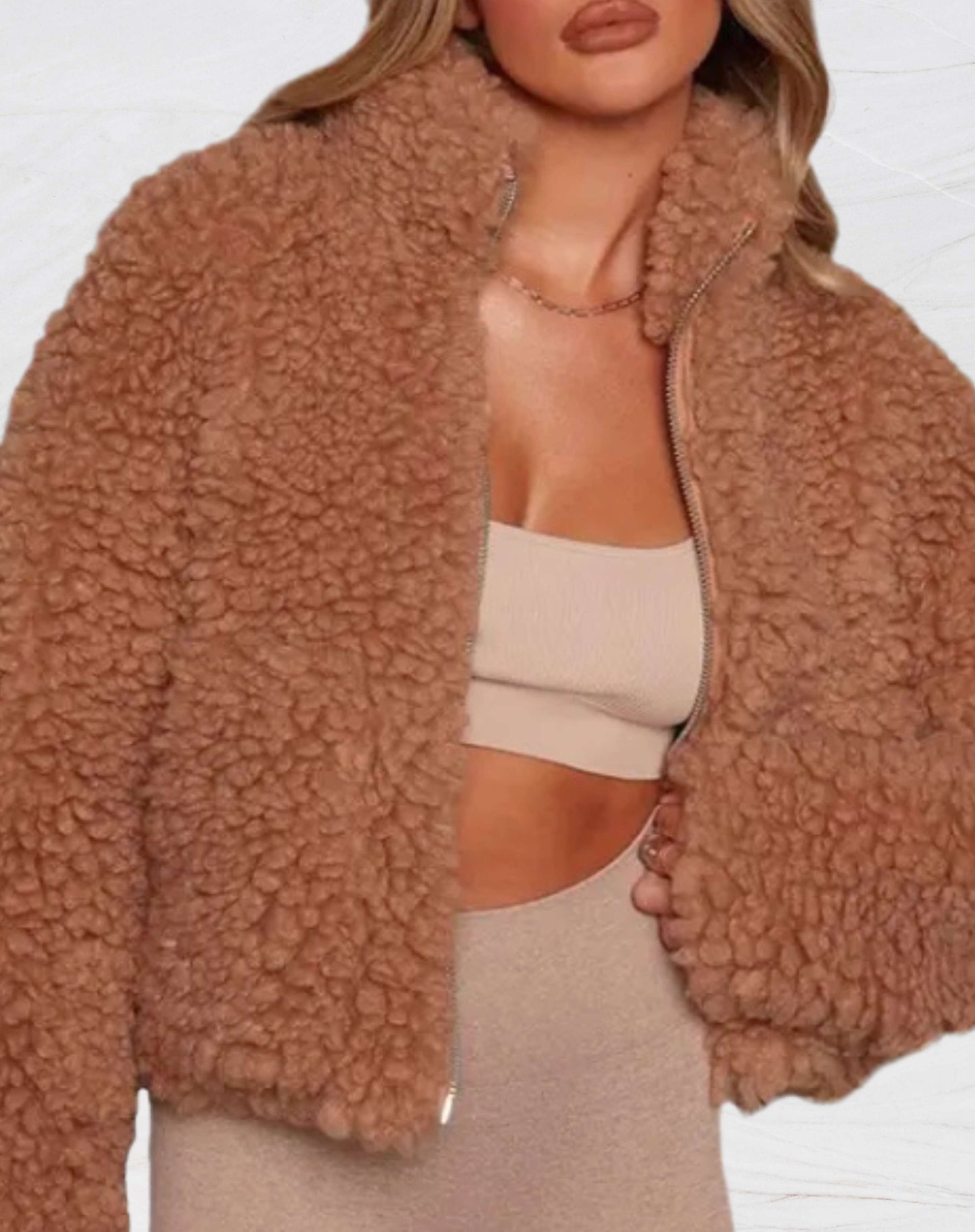 Veste Teddy chaude - Veretie
