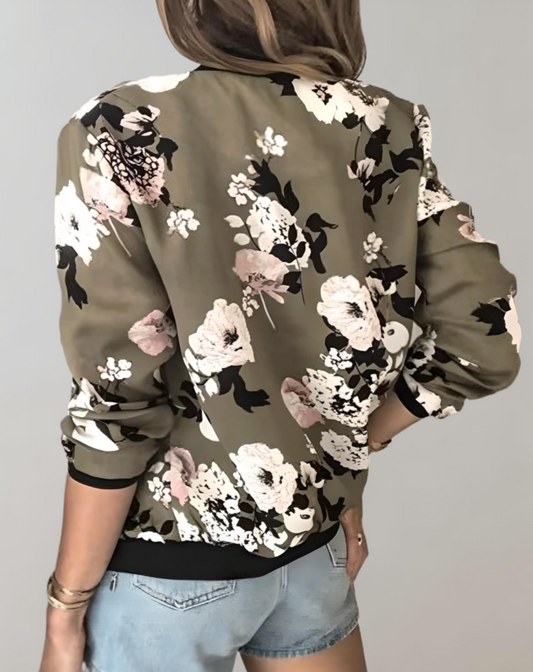 Céline - Blouson Bombardier À Fleurs