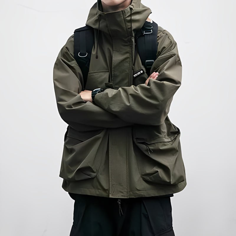 JESS - Veste d'automne imperméable confortable pour homme