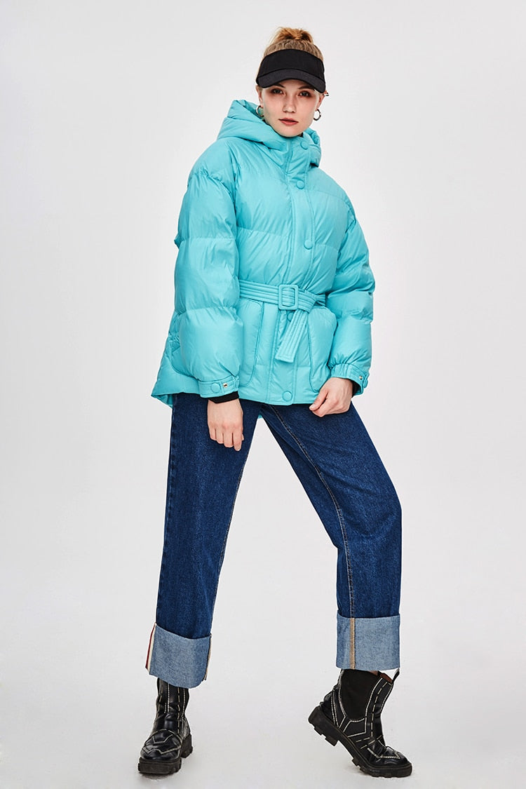 Doudoune Femme Ceinturée "Street Chic"