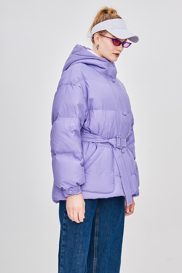 Doudoune Femme Ceinturée "Street Chic"