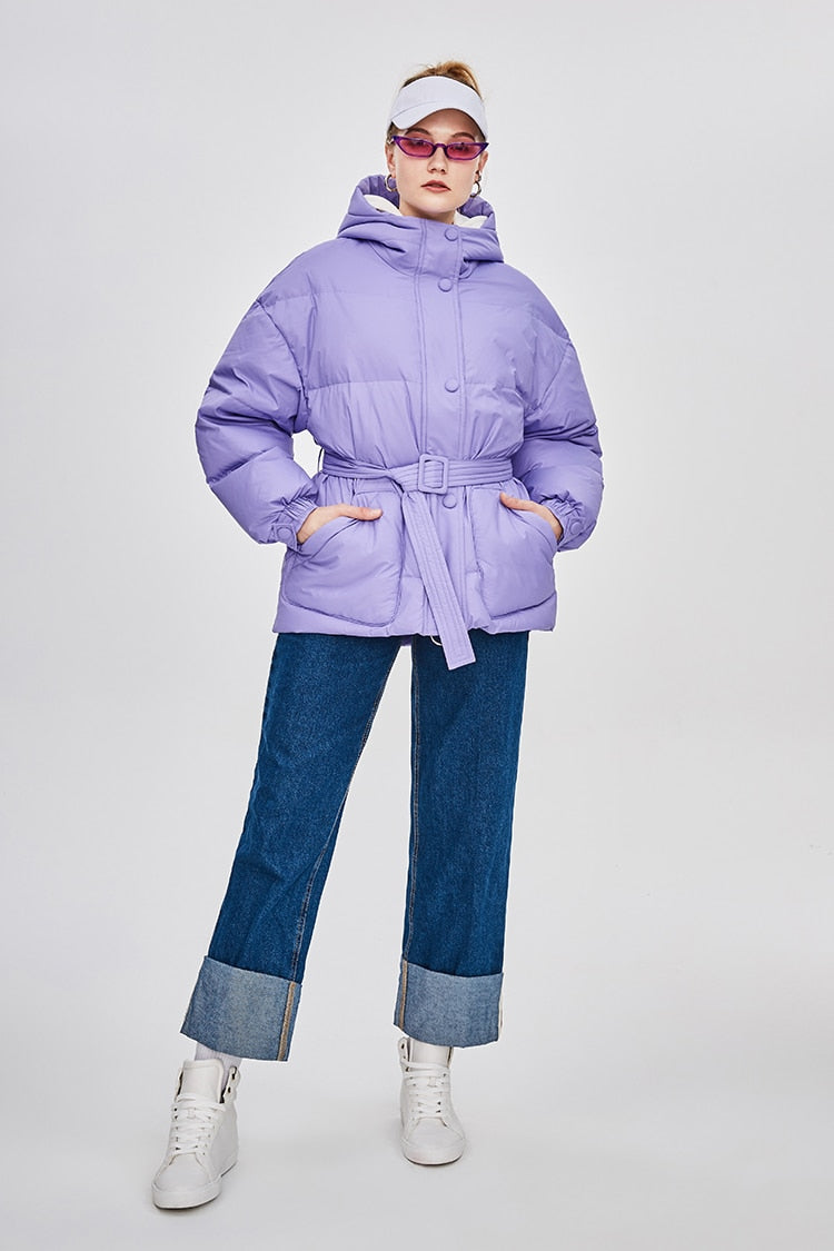 Doudoune Femme Ceinturée "Street Chic"