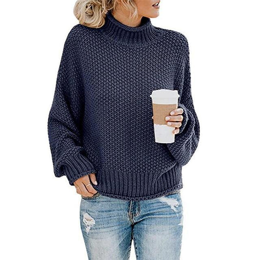 Sacha - Pull chaud à col roulé pour Femme
