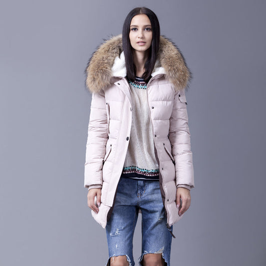 Doudoune Longue Chic avec Capuche "Chaleur Élégante"