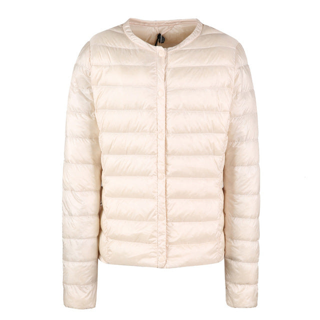 Doudoune Compacte Sans Col "Elegance Essential"