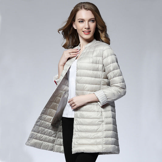 Doudoune Longue à Capuche "Ultra Light Femme