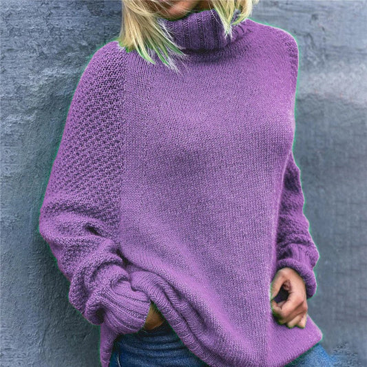 Pull élégant à col roulé pour un style sophistiqué