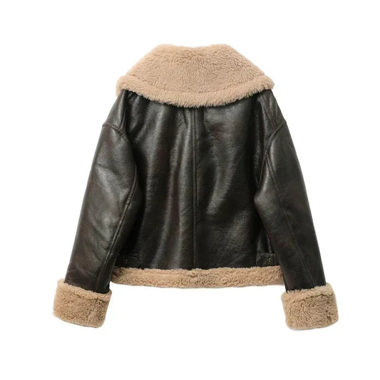 Juliette - Veste En Cuir Chaud