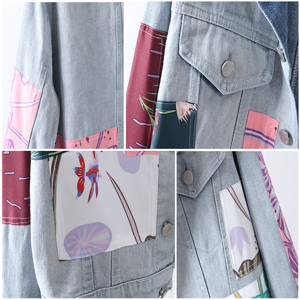 Tessy - Veste en denim pour femme avec style et couleur