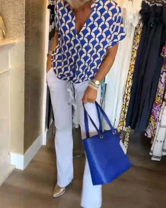 Chemisier imprimé décontracté - Gennie