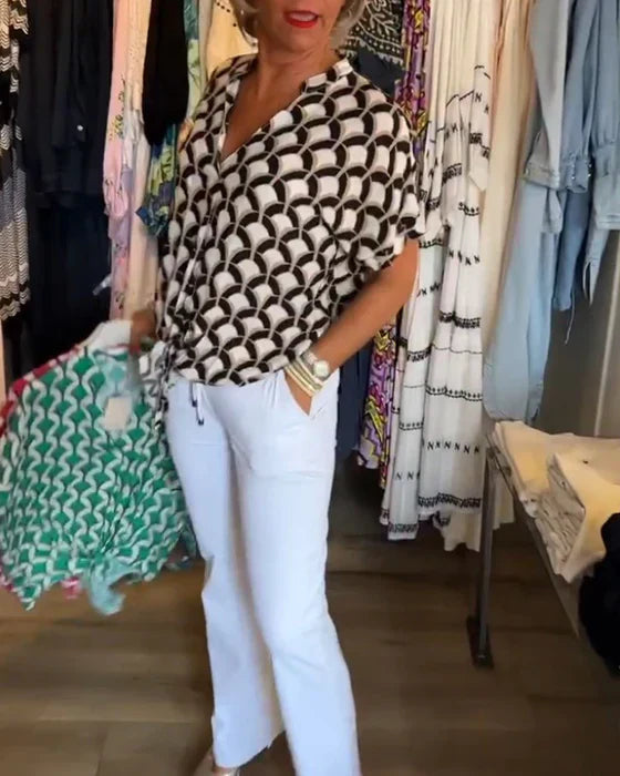 Chemisier imprimé décontracté - Gennie